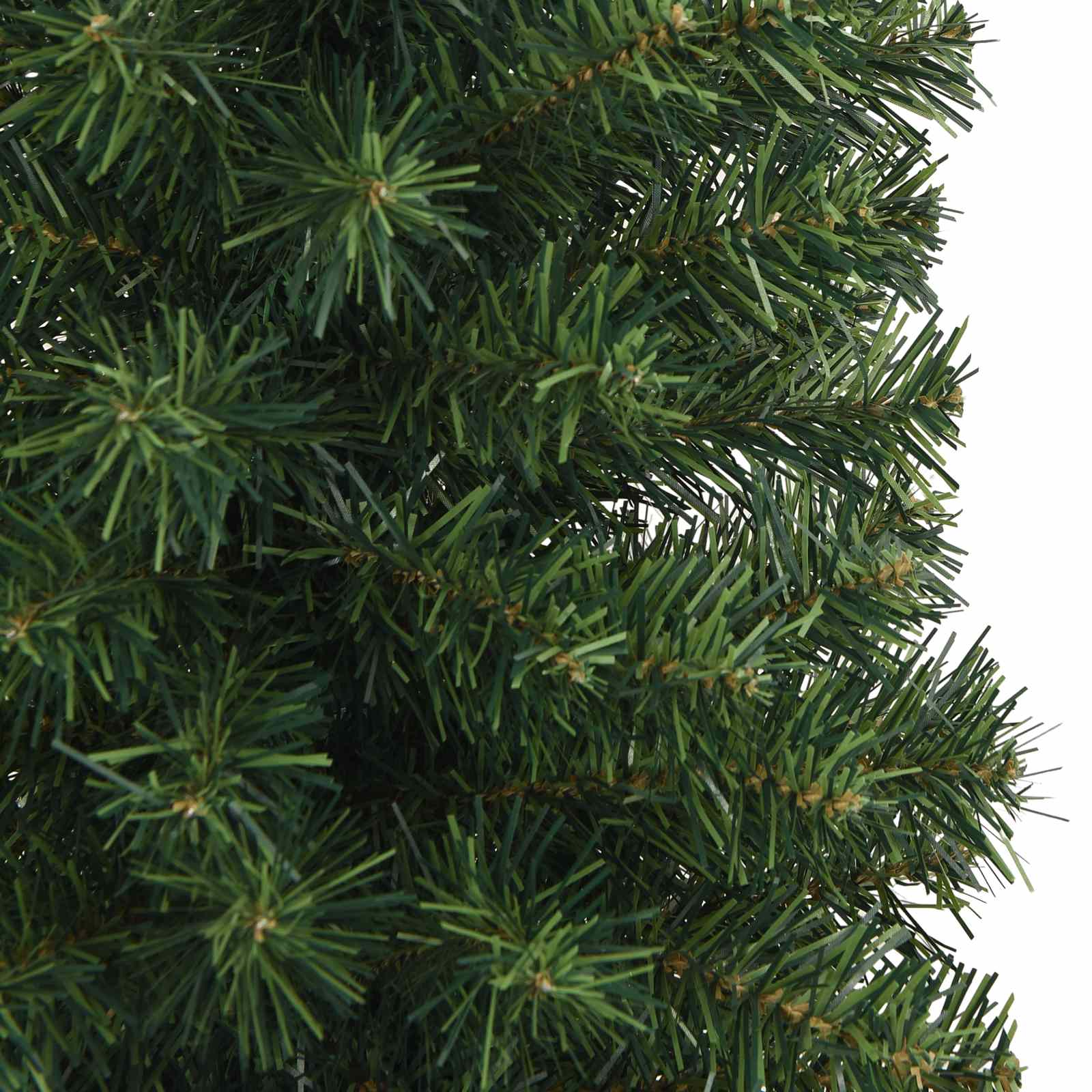 Umjetno božićno drvce Zelena 210 cm PVC i čelik i plastika