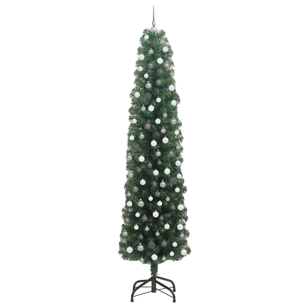 Umjetno božićno drvce Zelena 240 cm PVC i čelik i plastika