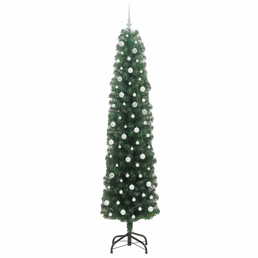 Umjetno božićno drvce Zelena 240 cm PVC i čelik i plastika