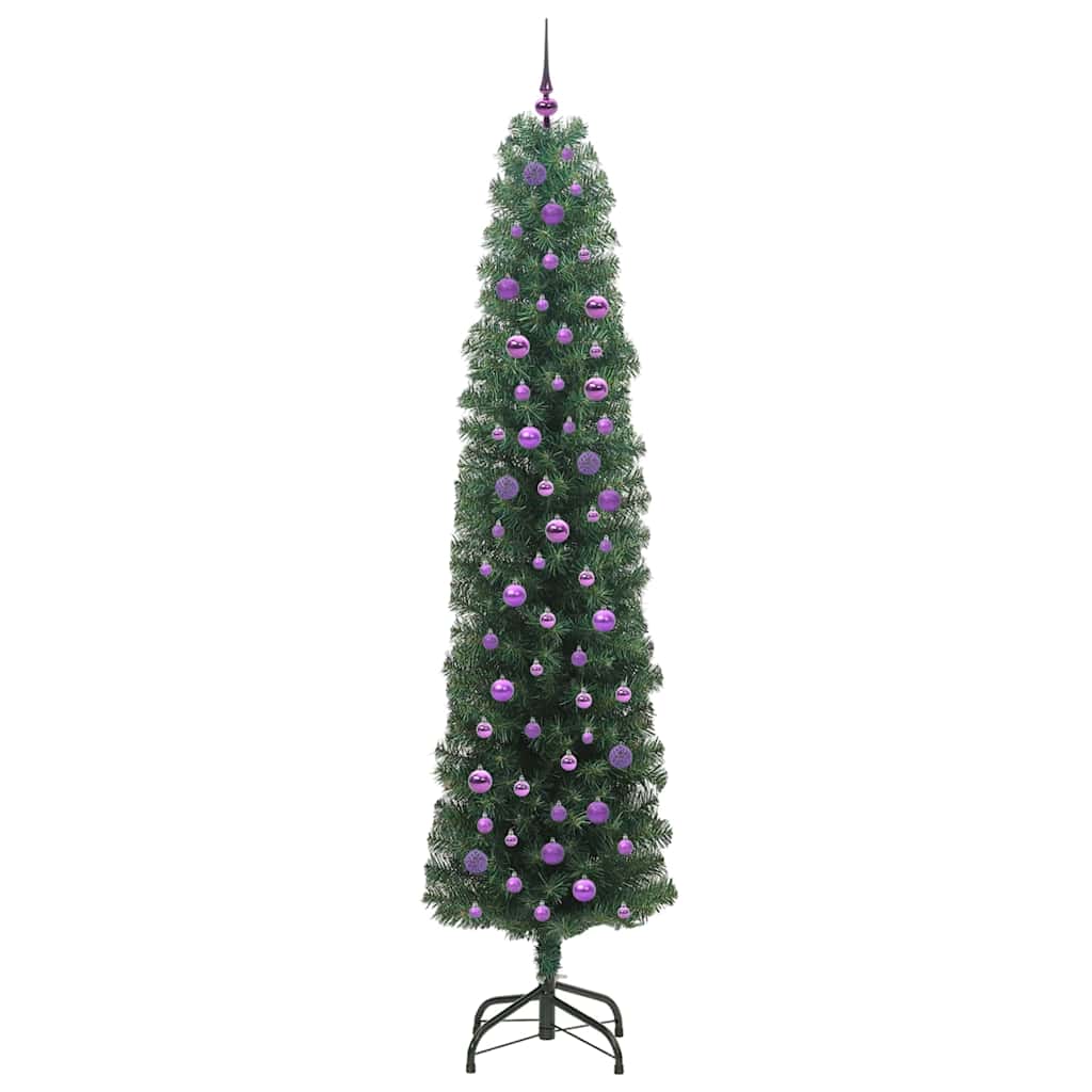 Umjetno božićno drvce Zelena 240 cm PVC i čelik i plastika