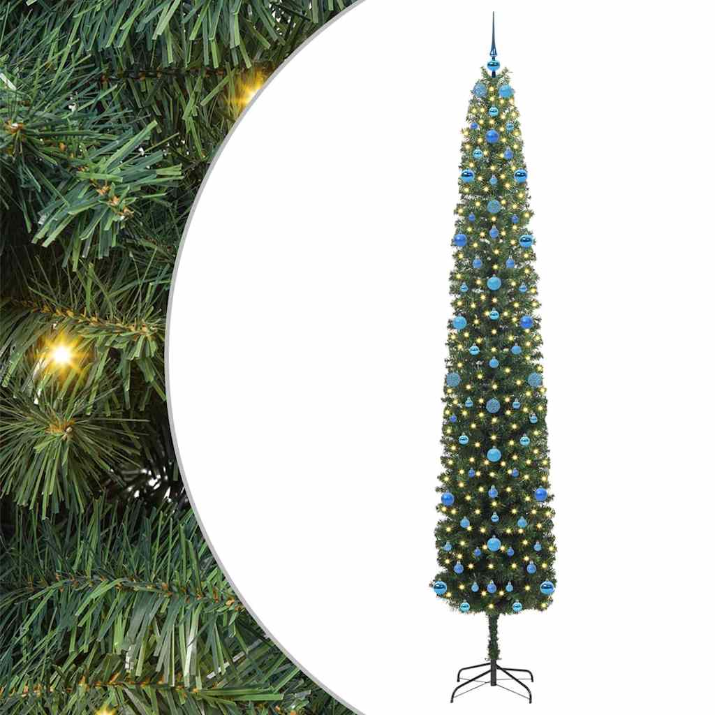 Umjetno božićno drvce Zelena 270 cm PVC i čelik i plastika