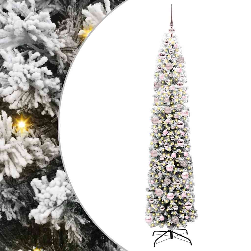 Umjetno božićno drvce Zelena 180 cm PVC i čelik i plastika