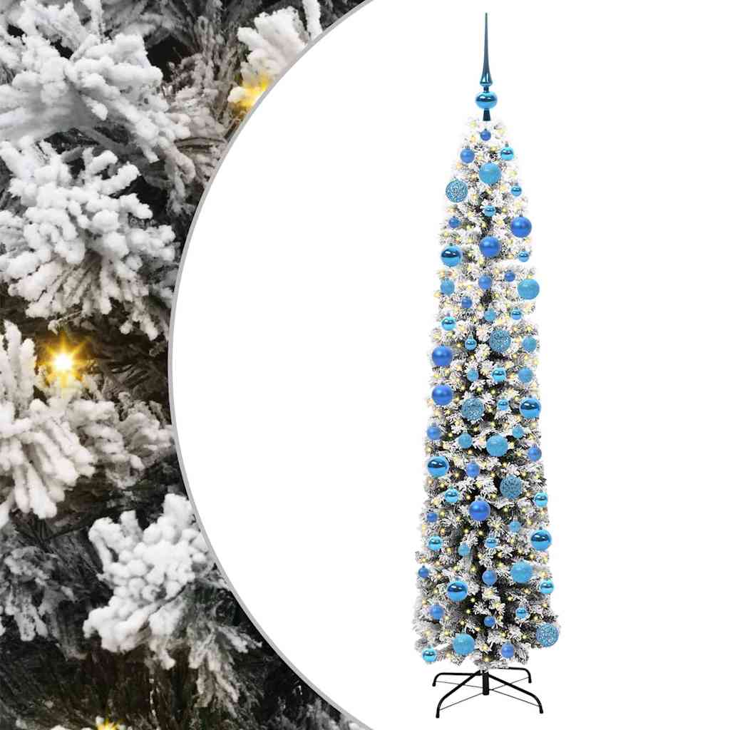 Umjetno božićno drvce Zelena 180 cm PVC i čelik i plastika