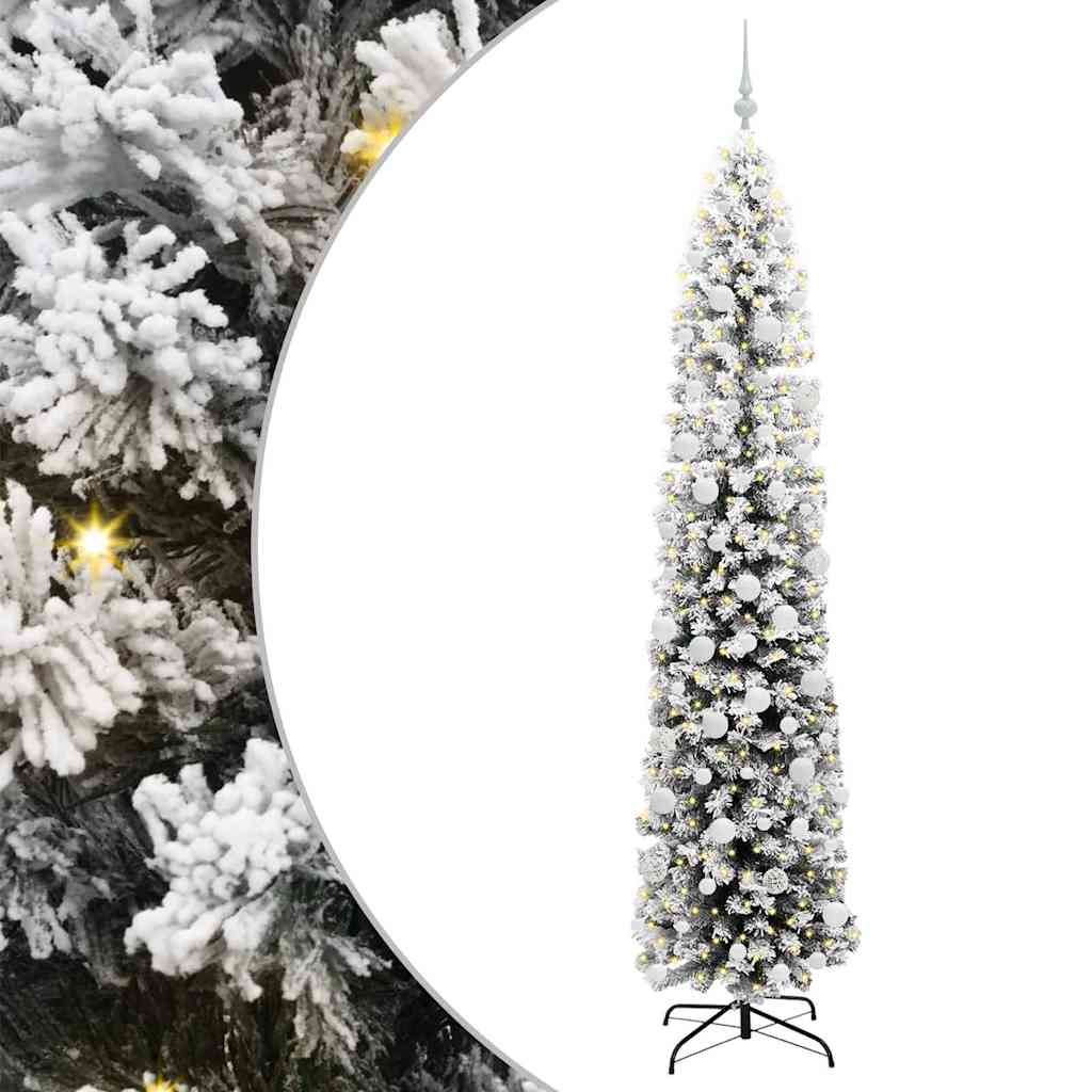 Umjetno božićno drvce Zelena 210 cm PVC i čelik i plastika