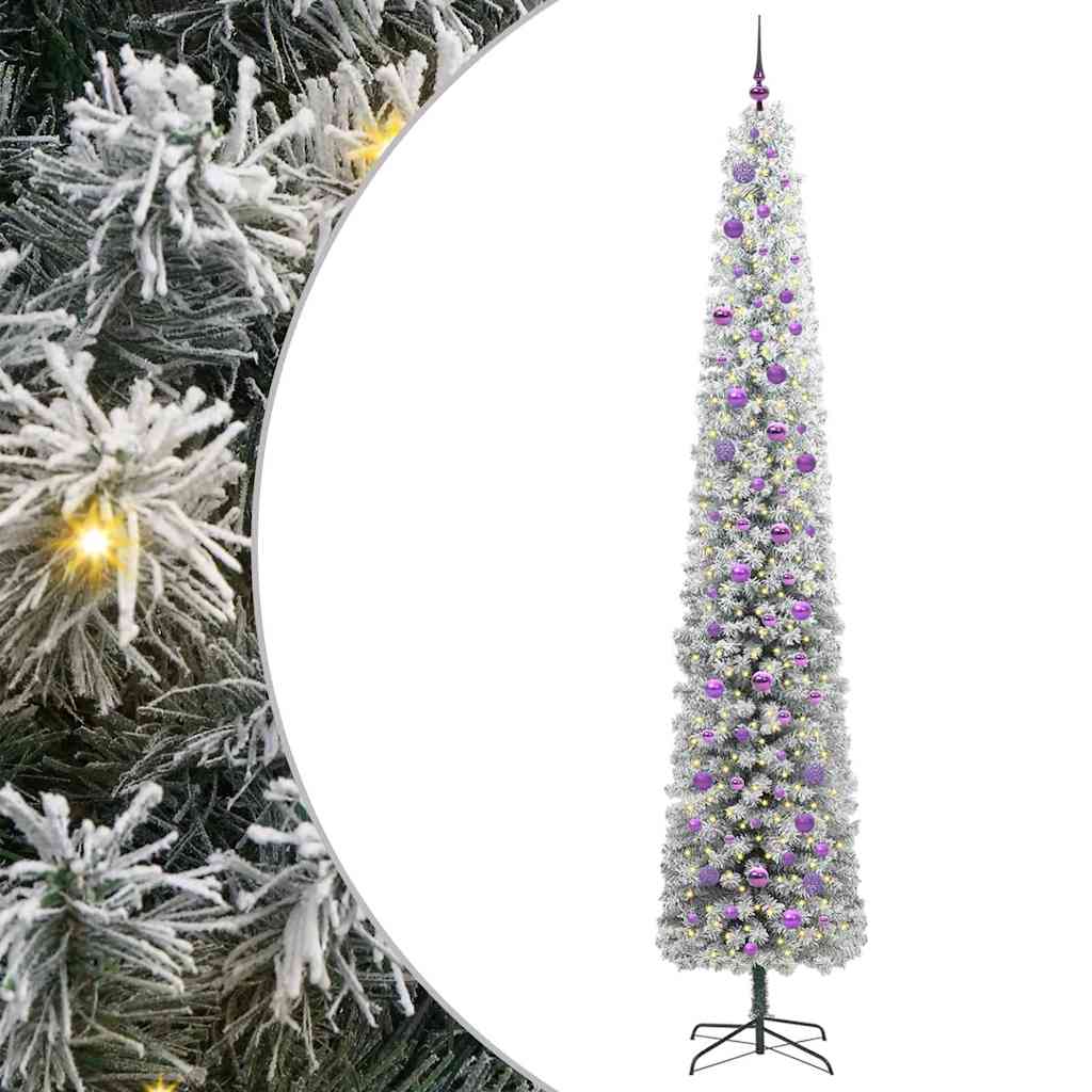 Umjetno božićno drvce Zelena 270 cm PVC i čelik i plastika