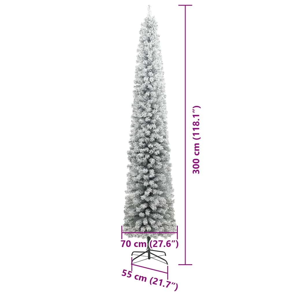 Umjetno božićno drvce Zelena 300 cm PVC i čelik i plastika