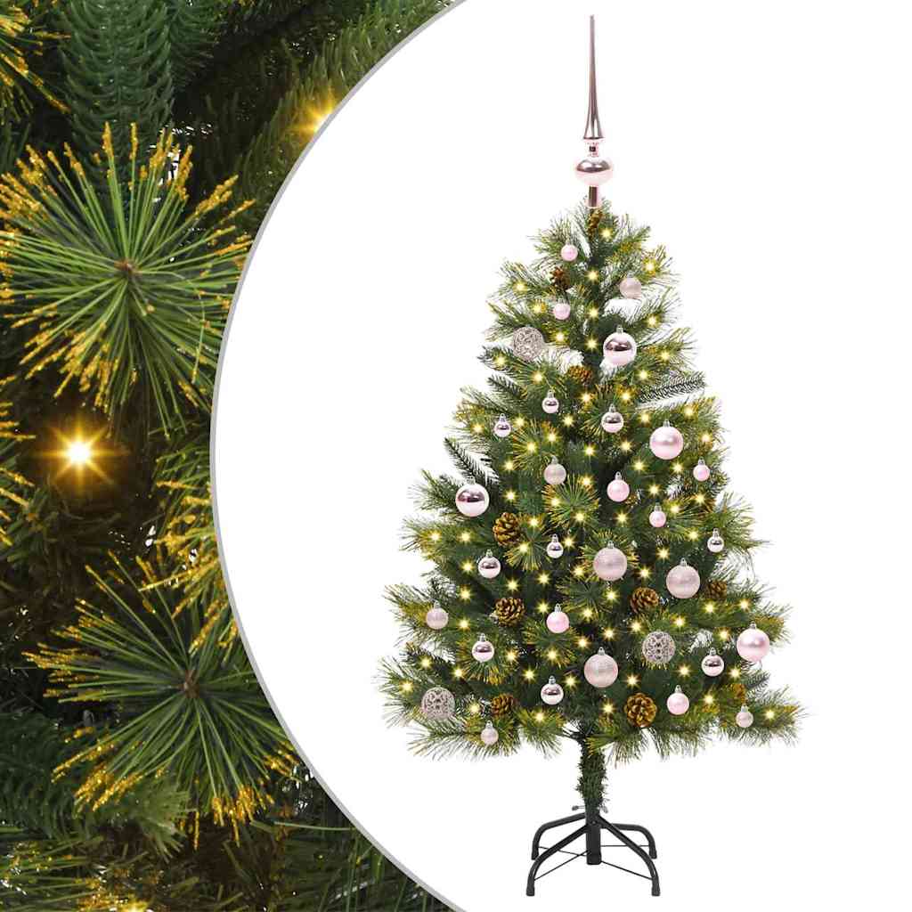 Umjetno Drvo za Božić s Šišarkama Zelena 150 cm