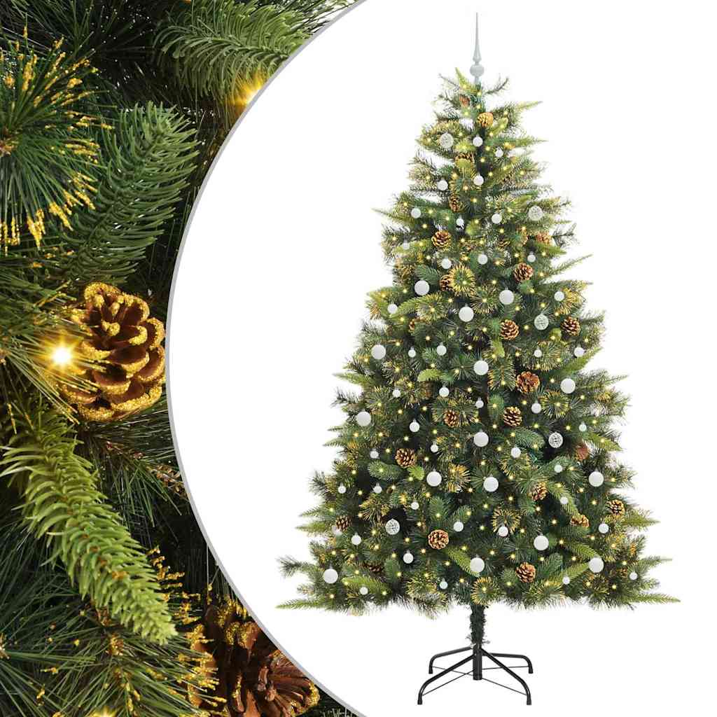 Umjetno Drvo za Božić s Šišarkama Zelena 240 cm