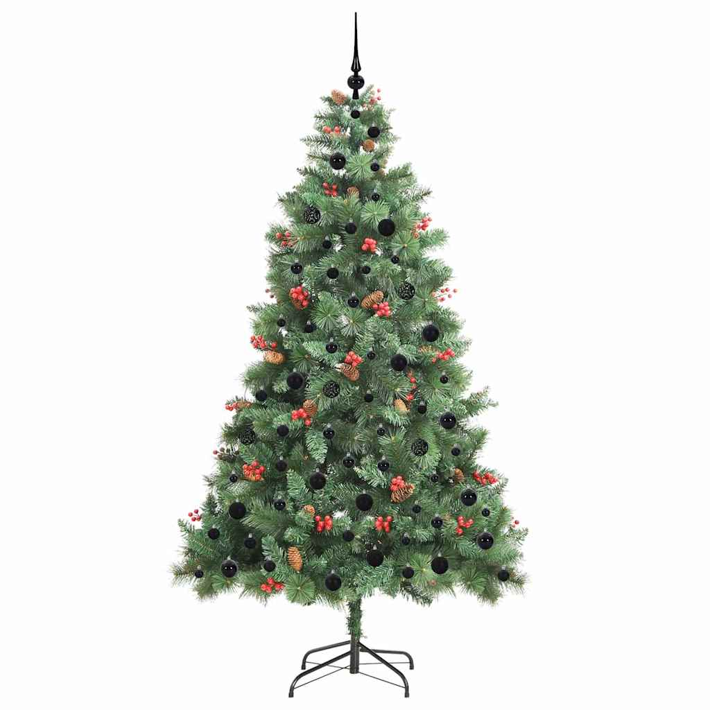 Umjetno božićno drvce 300 LED lampica Topla bijela PVC i metal