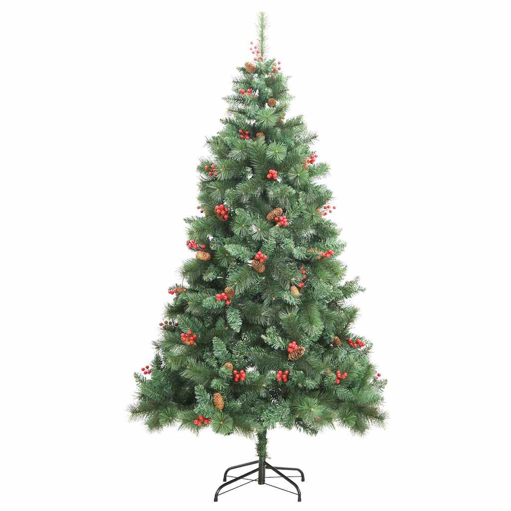 Umjetno božićno drvce 300 LED lampica Topla bijela PVC i metal