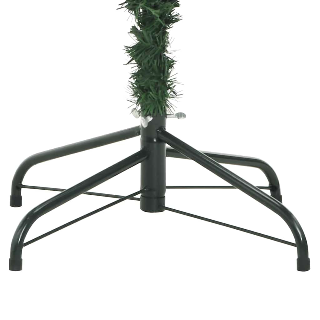 Umjetno božićno drvce S LED lampica Zelena i bijela 240 cm