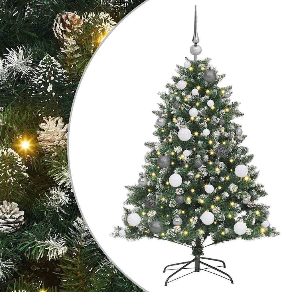 Umjetno božićno drvce Zelena 120 cm PVC, Plastika i Čelik
