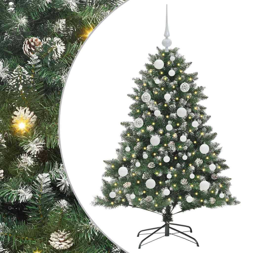 Umjetno božićno drvce Zelena 120 cm PVC, Plastika i Čelik