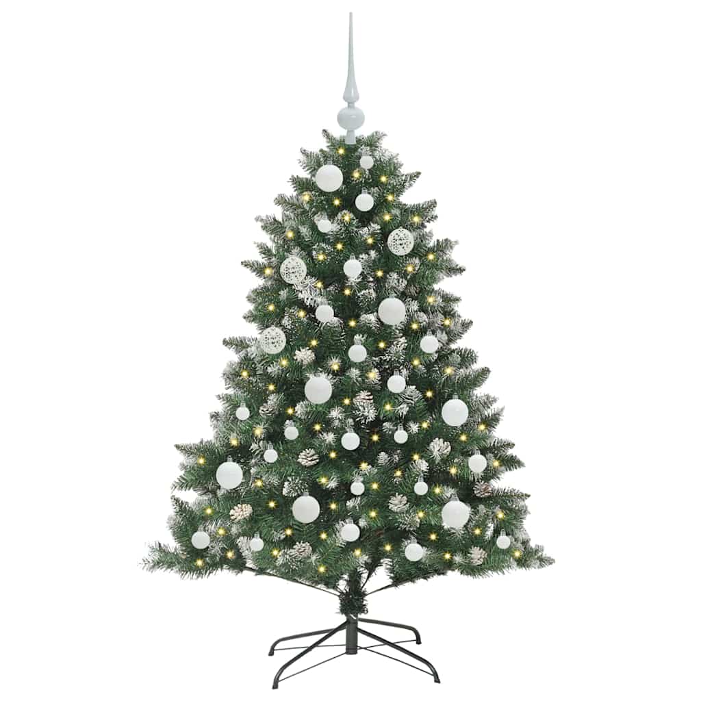 Umjetno božićno drvce Zelena 120 cm PVC, Plastika i Čelik