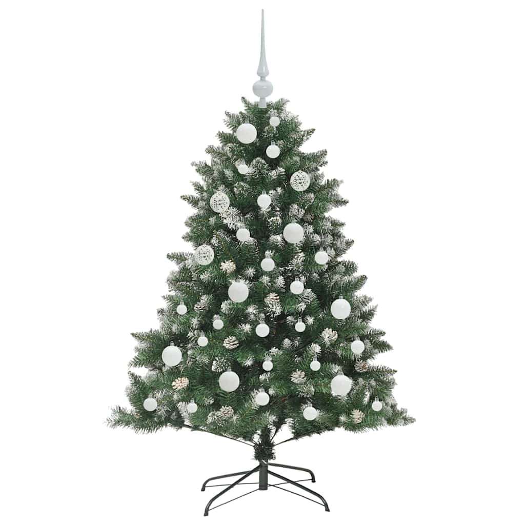 Umjetno božićno drvce Zelena 120 cm PVC, Plastika i Čelik