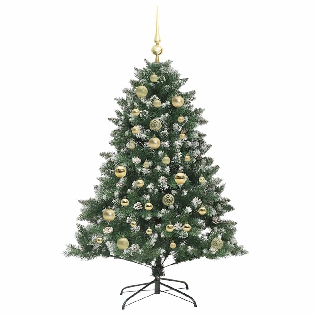 Umjetno božićno drvce Zelena 120 cm PVC, Plastika i Čelik