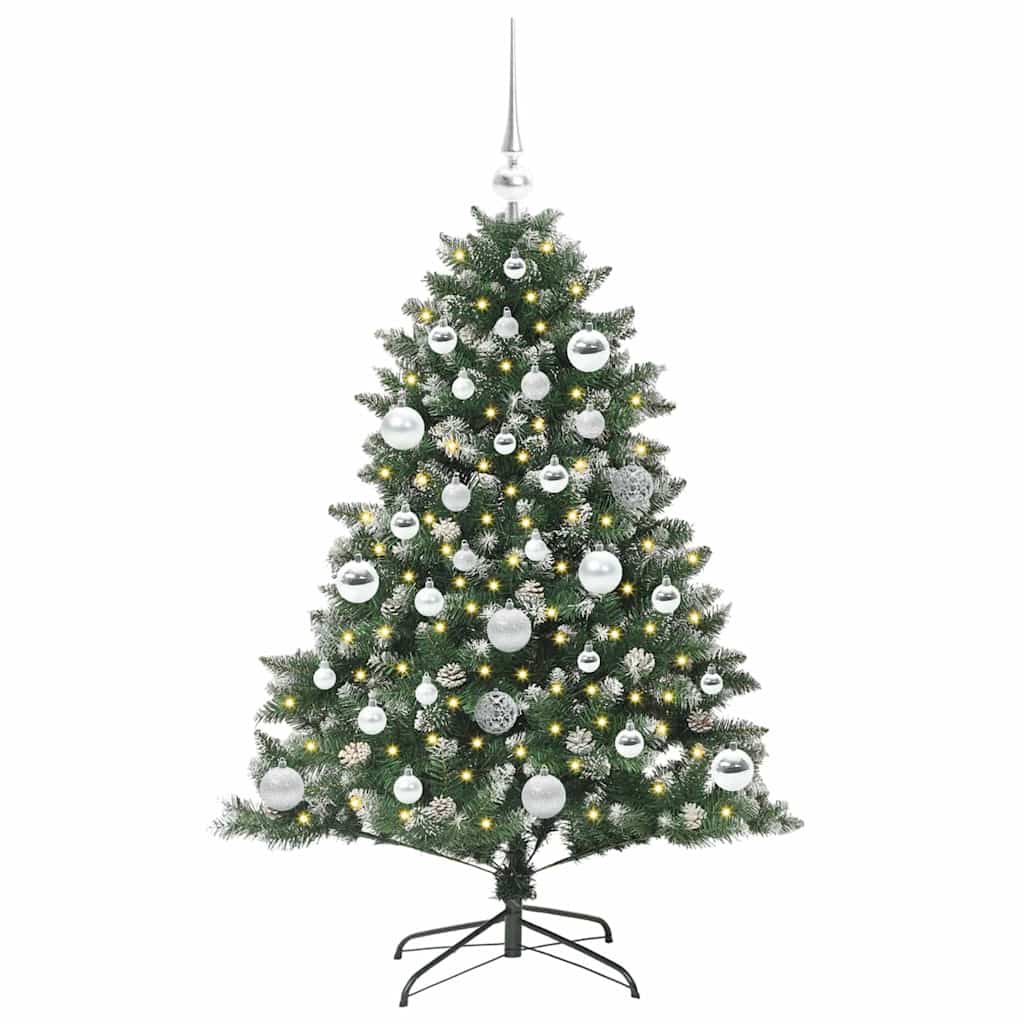 Umjetno božićno drvce Zelena 120 cm PVC, Plastika i Čelik