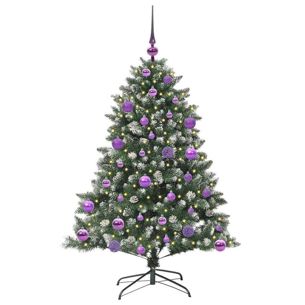 Umjetno božićno drvce Zelena 120 cm PVC, Plastika i Čelik