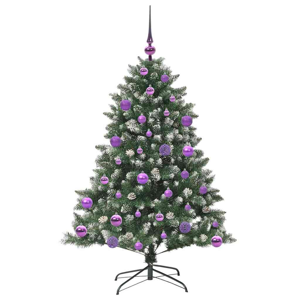 Umjetno božićno drvce Zelena 120 cm PVC, Plastika i Čelik