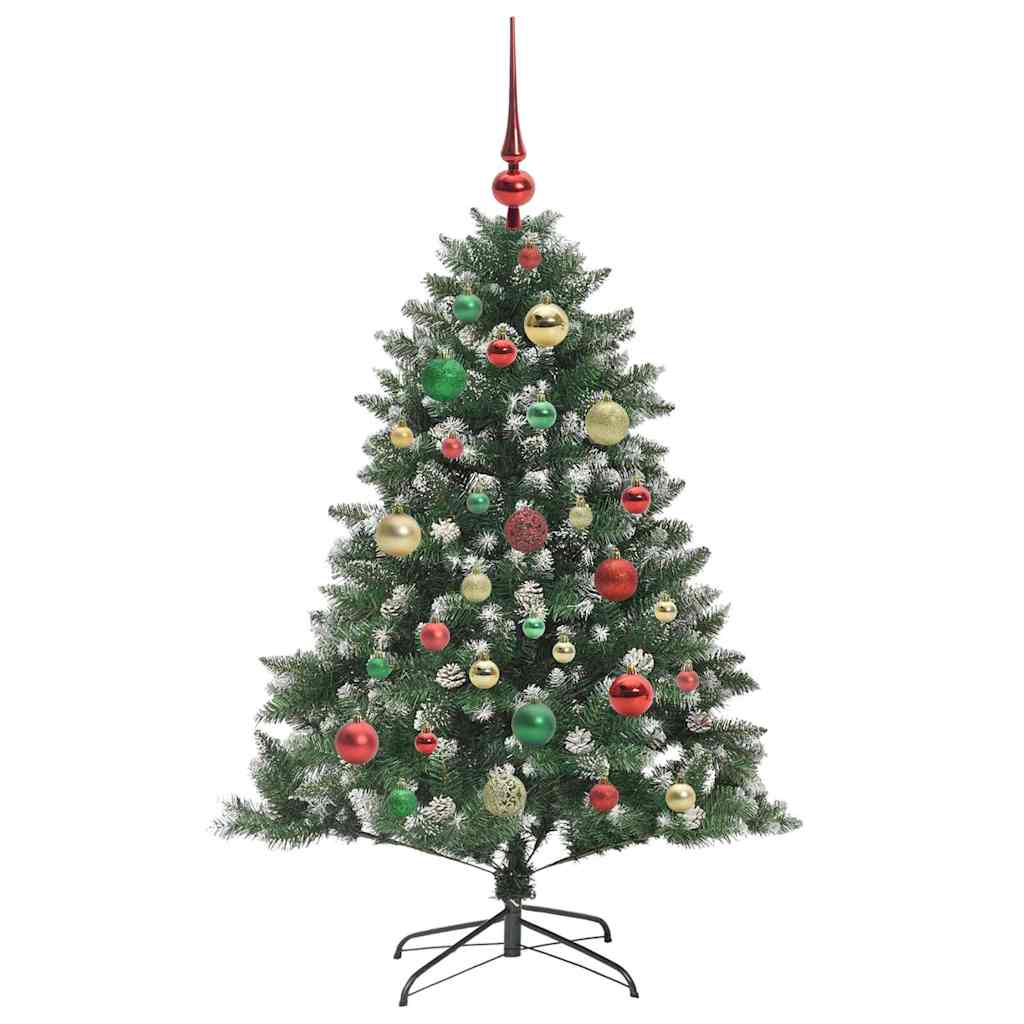 Umjetno božićno drvce Zelena 120 cm PVC, Plastika i Čelik