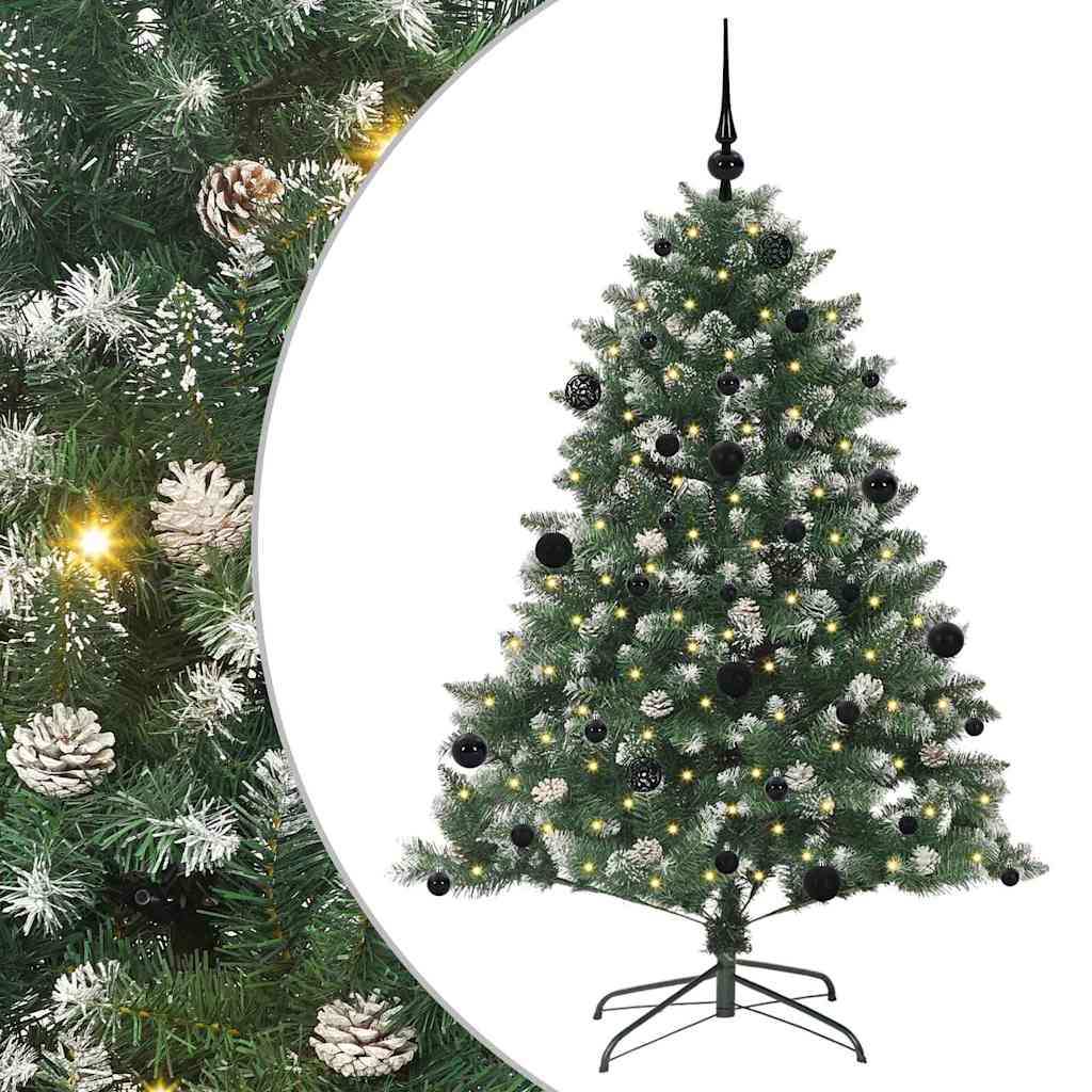 Umjetno božićno drvce Zelena 150 cm PVC, Plastika i Čelik