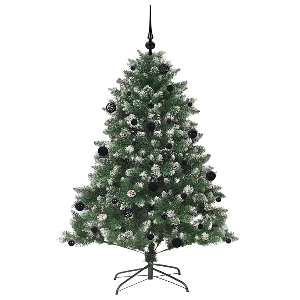 Umjetno božićno drvce Zelena 150 cm PVC, Plastika i Čelik
