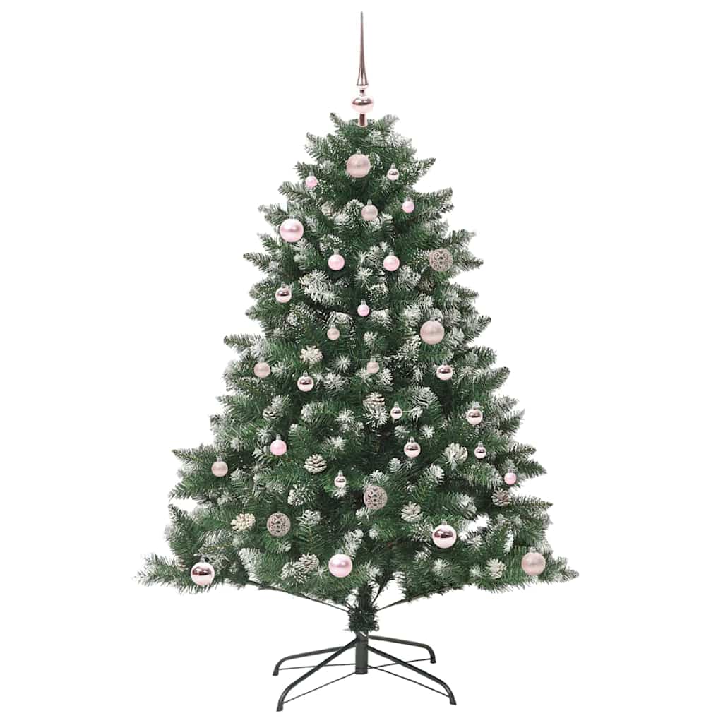 Umjetno božićno drvce Zelena 150 cm PVC, Plastika i Čelik