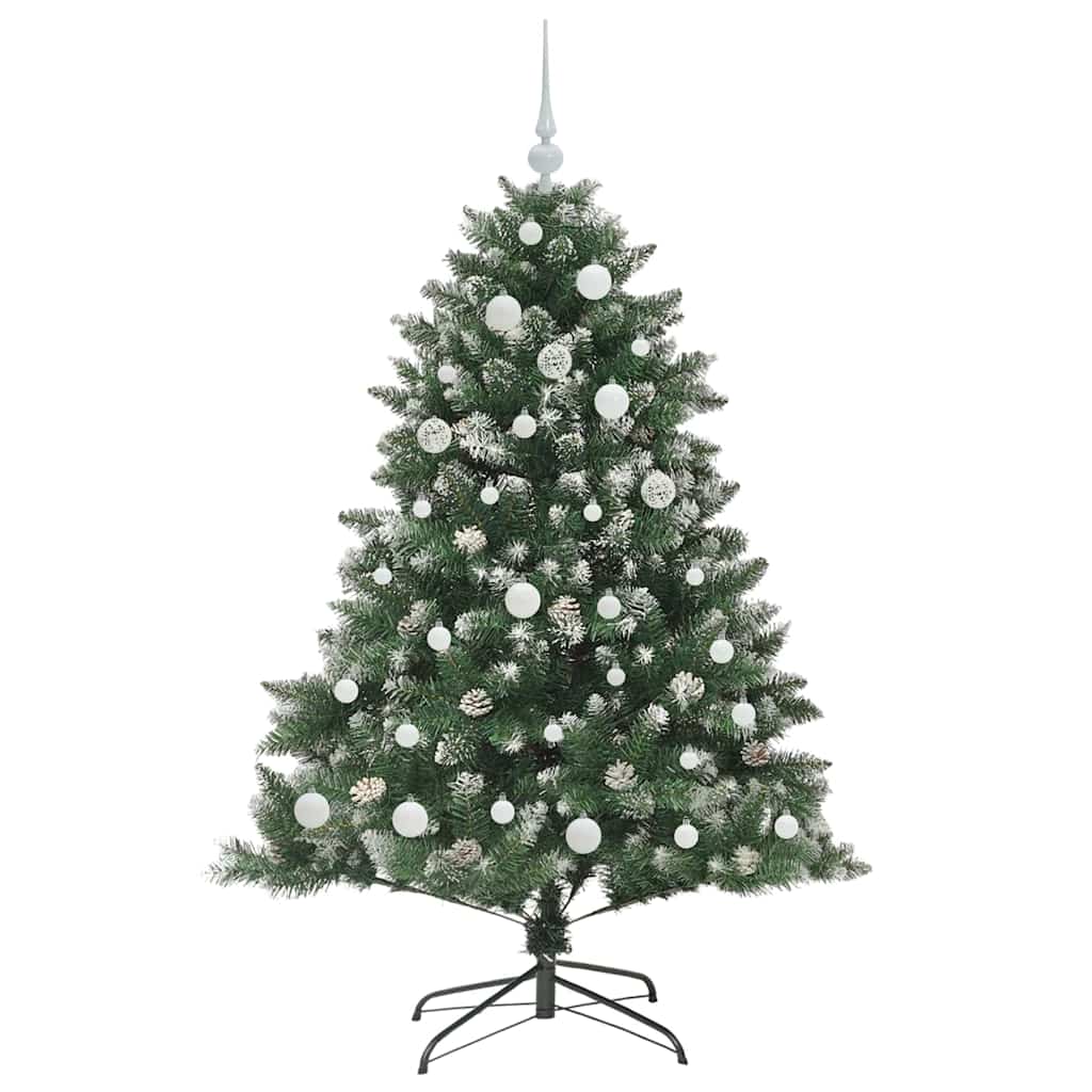 Umjetno božićno drvce Zelena 150 cm PVC, Plastika i Čelik