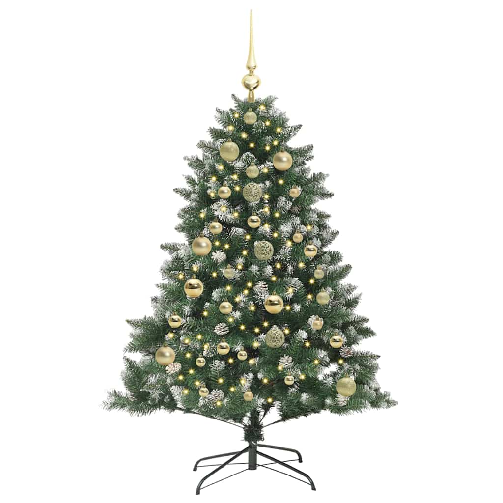 Umjetno božićno drvce Zelena 150 cm PVC, Plastika i Čelik