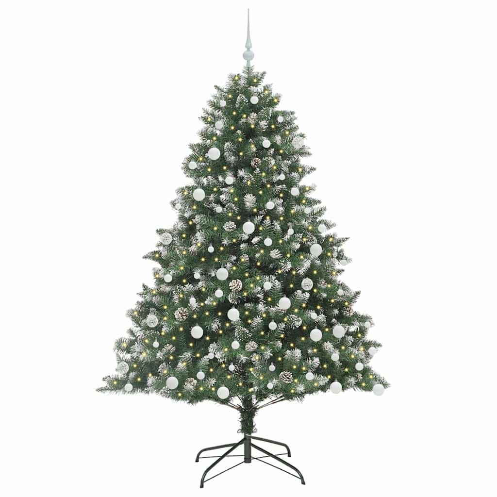 Umjetno božićno drvce Zelena 180 cm PVC, Plastika i Čelik
