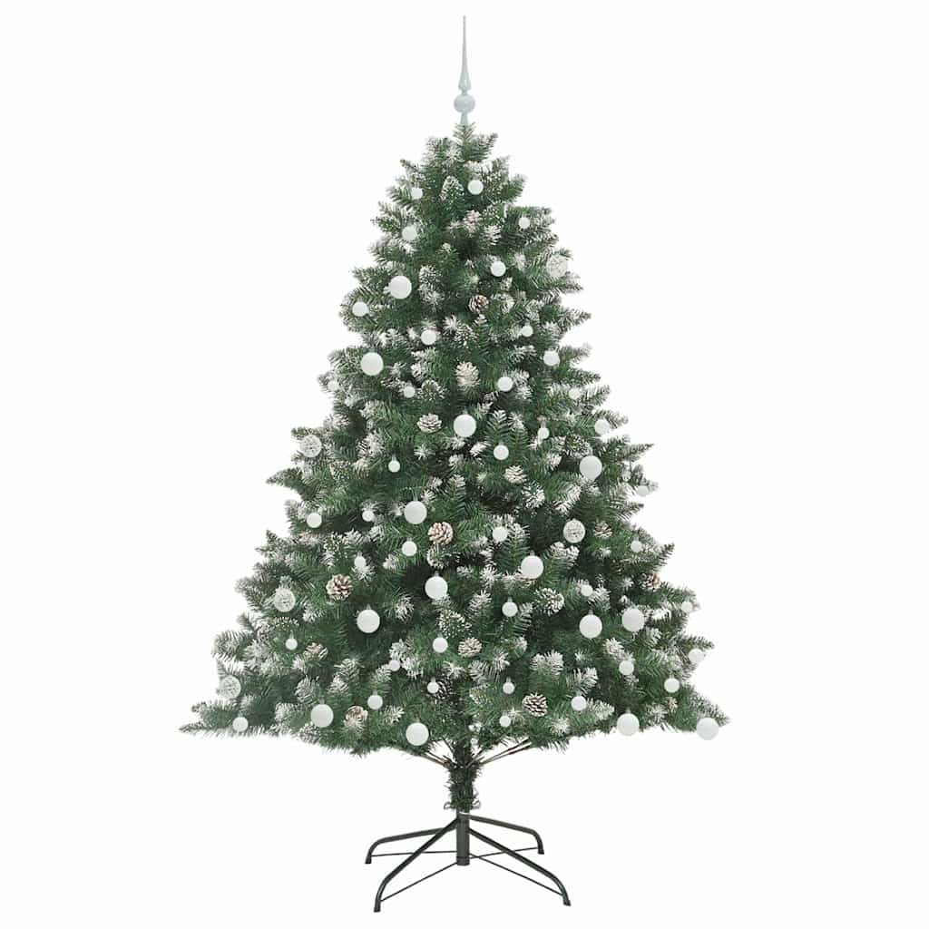 Umjetno božićno drvce Zelena 180 cm PVC, Plastika i Čelik