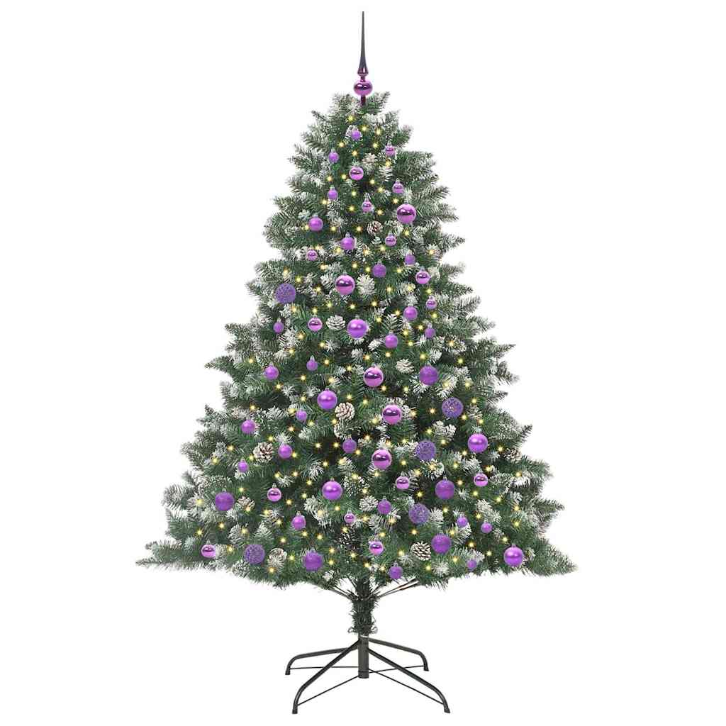 Umjetno božićno drvce Zelena 180 cm PVC, Plastika i Čelik