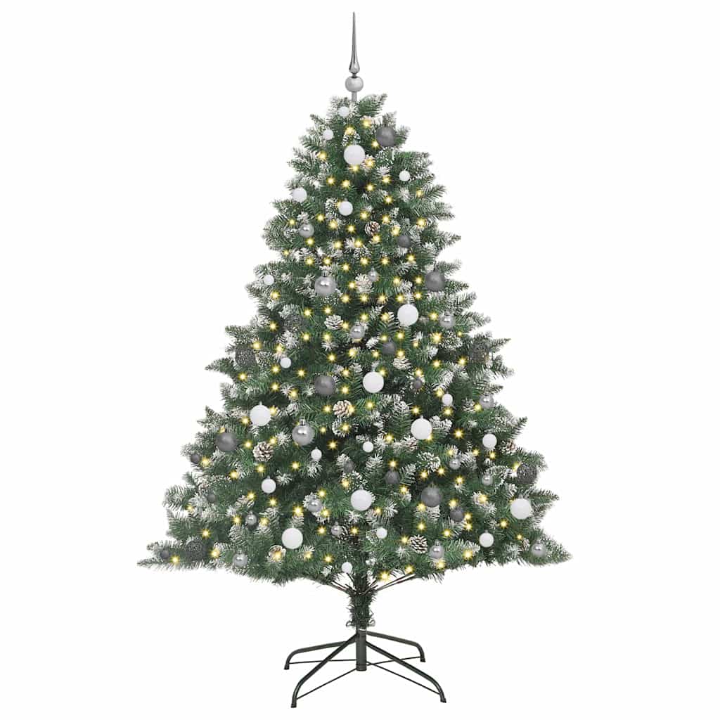 Umjetno božićno drvce Zelena 210 cm PVC, Plastika i Čelik