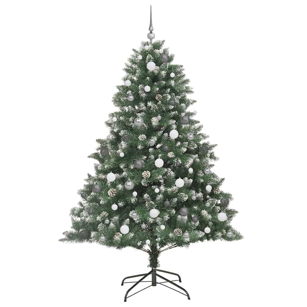 Umjetno božićno drvce Zelena 210 cm PVC, Plastika i Čelik