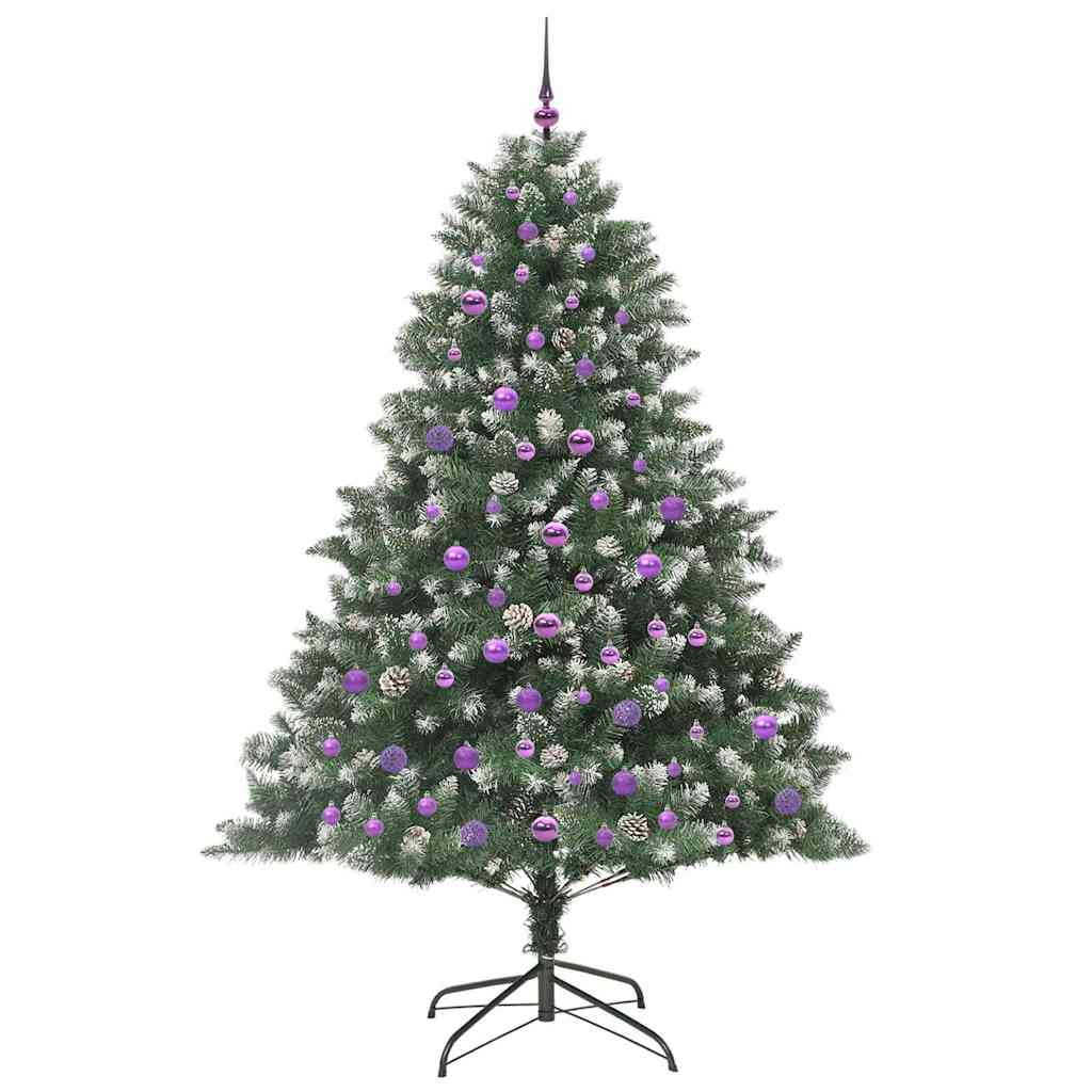 Umjetno božićno drvce Zelena 210 cm PVC, Plastika i Čelik