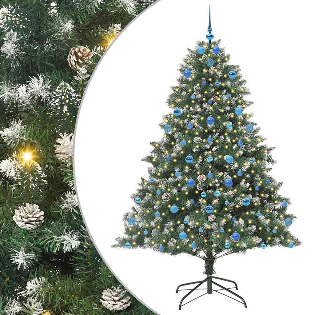 Umjetno božićno drvce Zelena 210 cm PVC, Plastika i Čelik