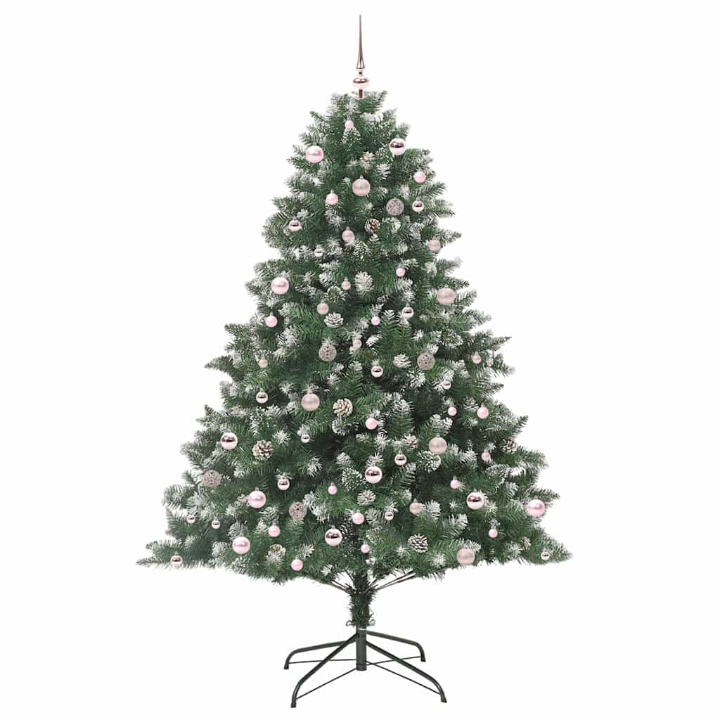 Umjetno božićno drvce Zelena 240 cm PVC, Plastika i Čelik