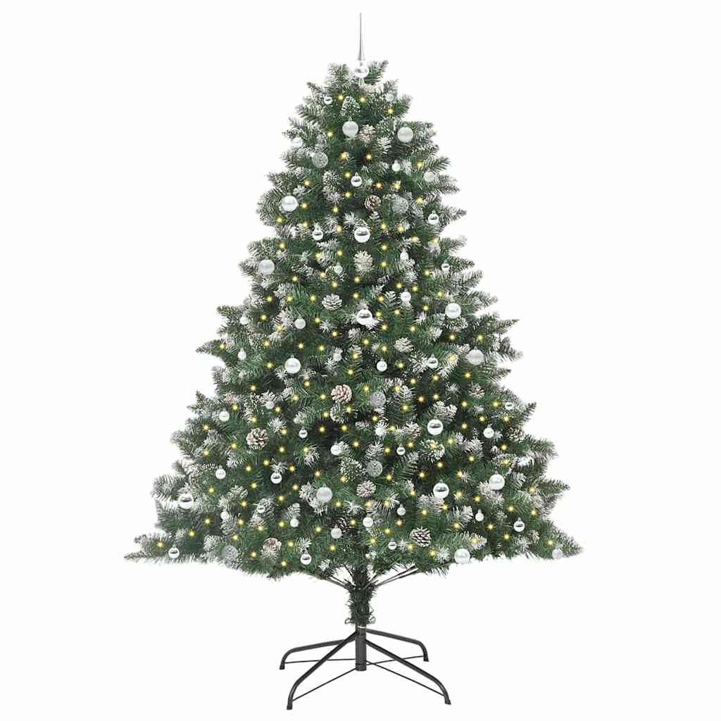 Umjetno božićno drvce Zelena 240 cm PVC, Plastika i Čelik