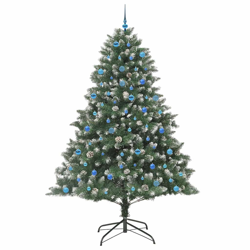 Umjetno božićno drvce Zelena 240 cm PVC, Plastika i Čelik