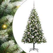 Umjetno Božićno drvce s pokrivačem snijega 150 LED lampica