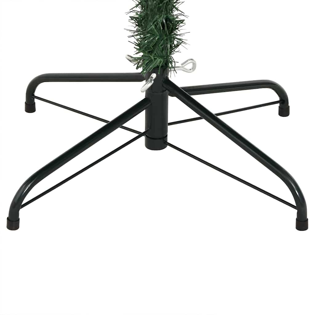 Umjetna jelka s pantenom i pahuljicama Zelena i bijela 180 cm