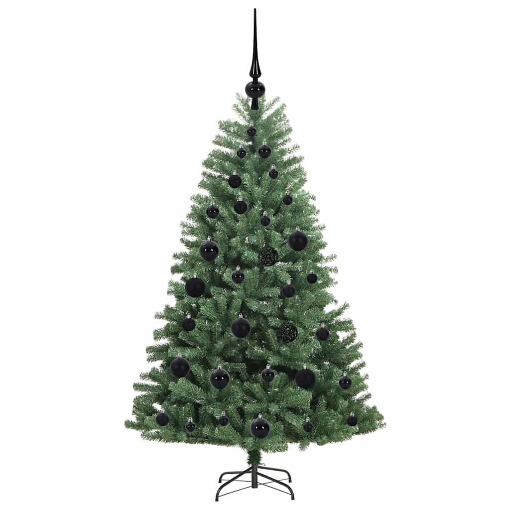 Umjetno božićno drvce s nogom Zelena 120 cm PVC i metal