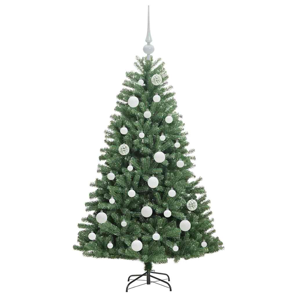 Umjetno božićno drvce s nogom Zelena 120 cm PVC i metal
