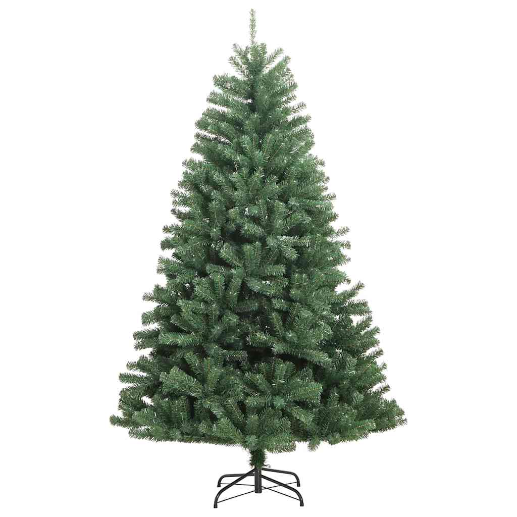 Umjetno božićno drvce s nogom Zelena 150 cm PVC i metal