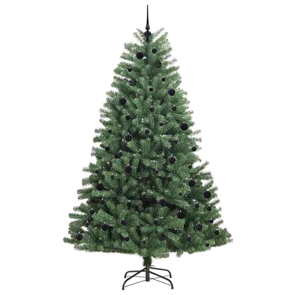 Umjetno božićno drvce s nogom Zelena 240 cm PVC i metal