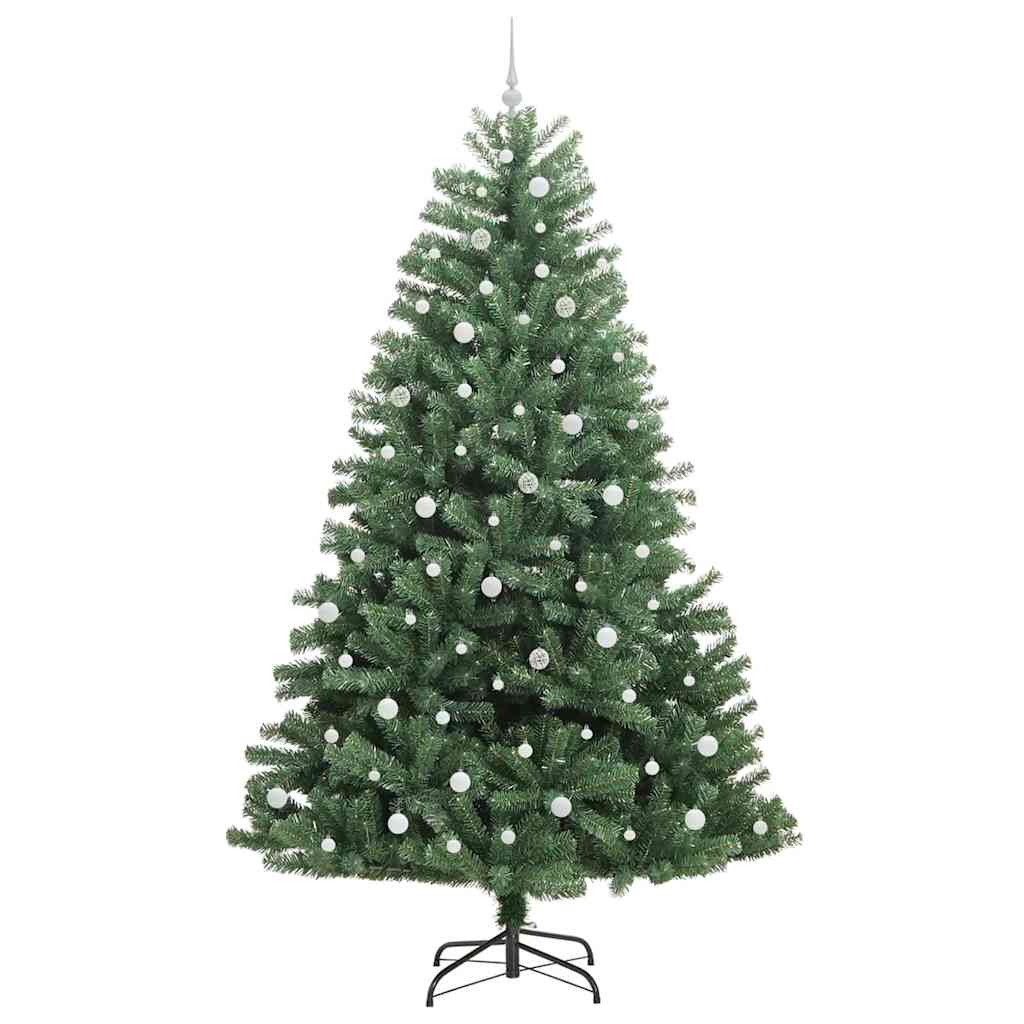 Umjetno božićno drvce s nogom Zelena 240 cm PVC i metal