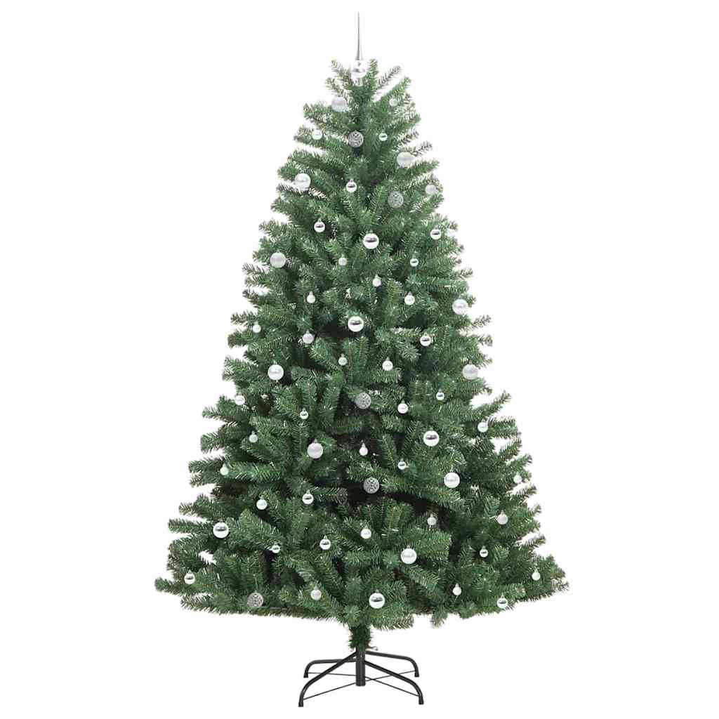 Umjetno božićno drvce s nogom Zelena 240 cm PVC i metal