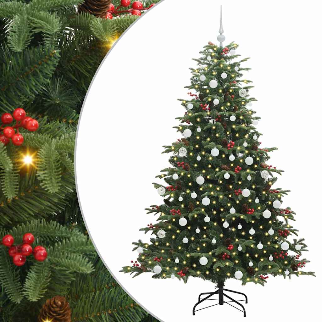 Umjetno božićno drvce Zelena 180 cm PVC i Metal i Plastika