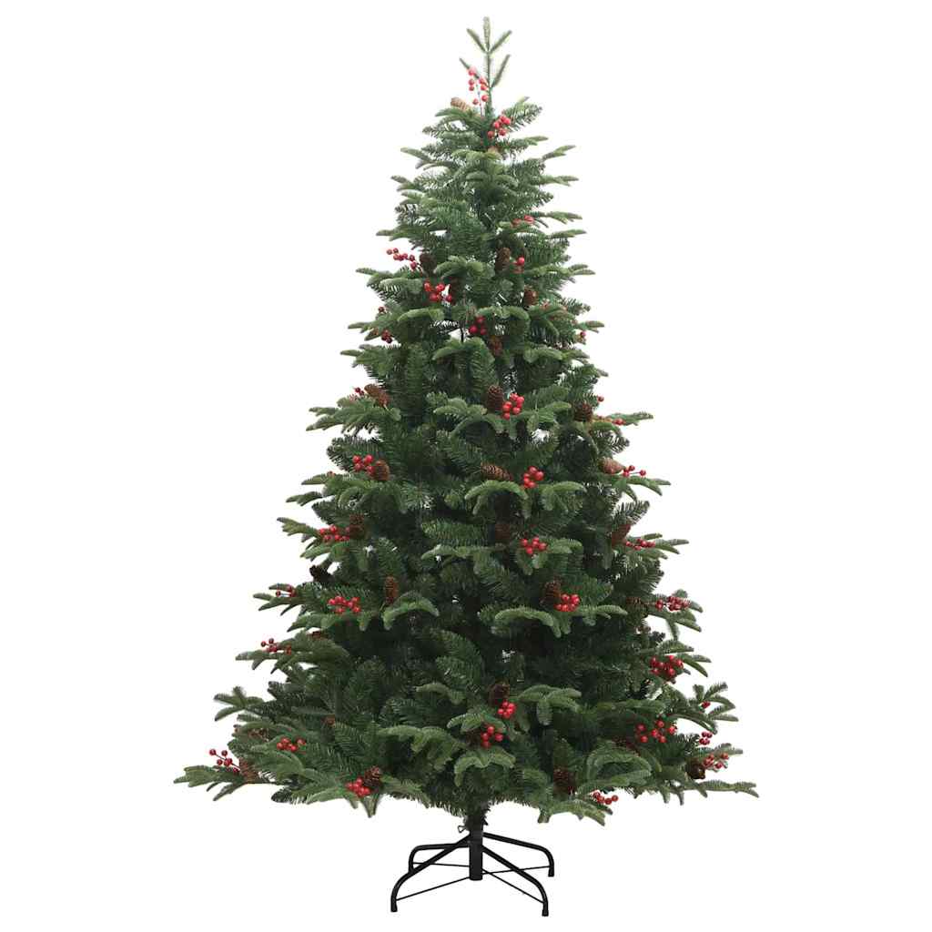 Umjetno božićno drvce Zelena 210 cm PVC i Metal i Plastika