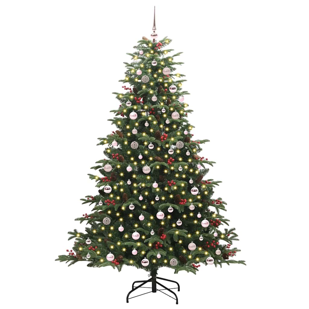 Umjetno božićno drvce Zelena 240 cm PVC i Metal i Plastika